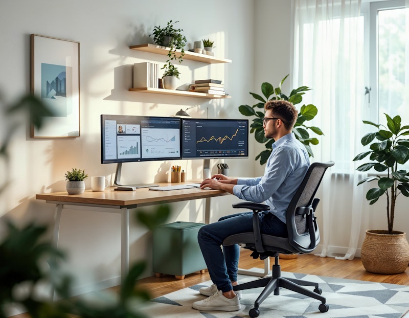 Professioneller Finanzcoach berät Klienten bei Kapitalmanagement und Investmentstrategien